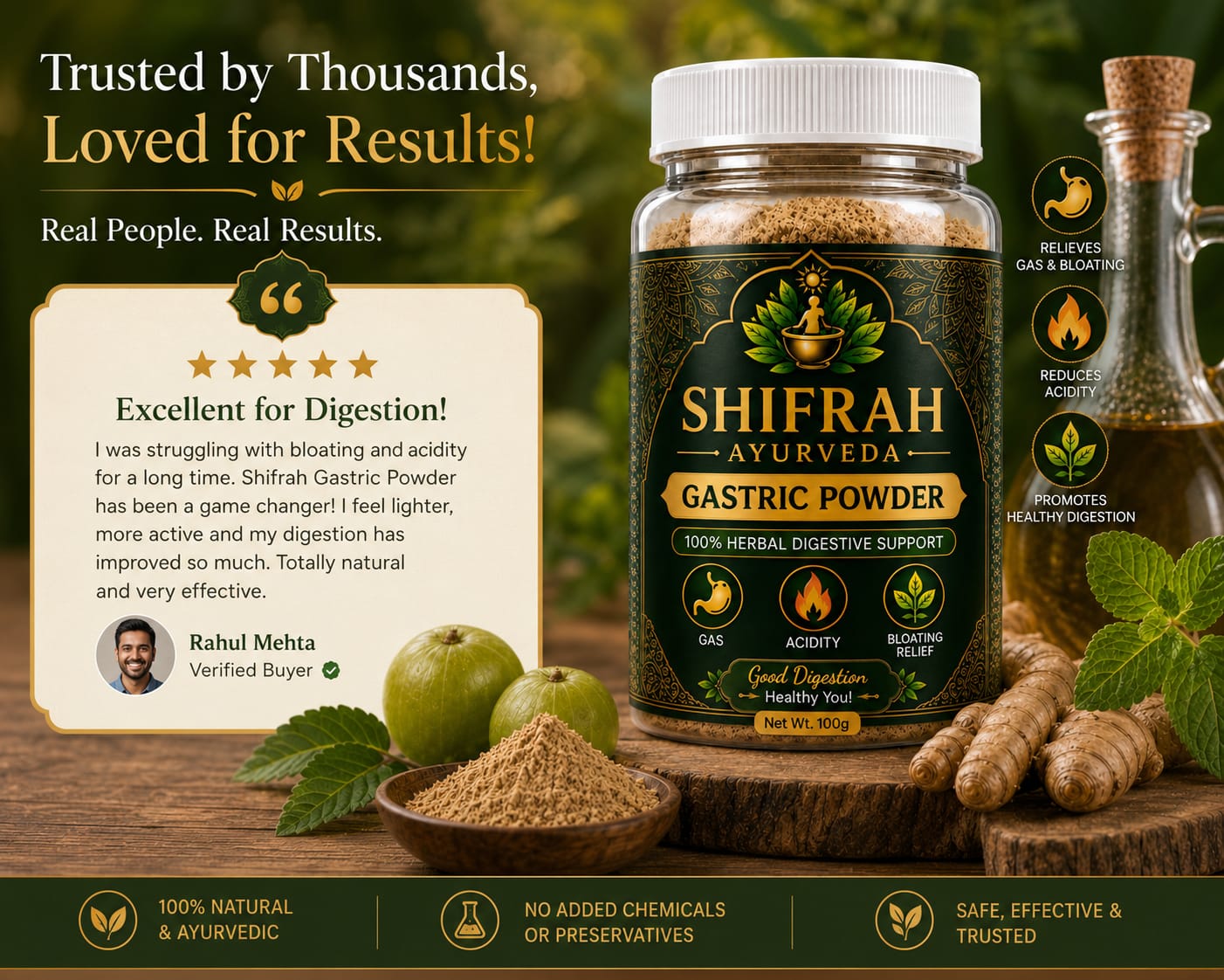SHIFRAH GASTRIC POWDER 20DAYS CHALLENGE