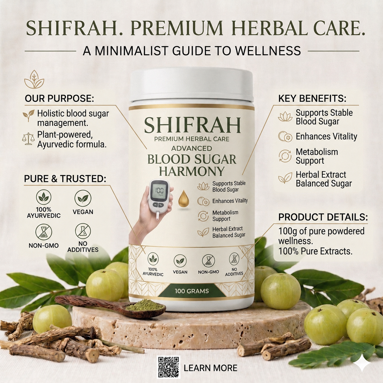 SHIFRAH DIABETES BLOOD SUGAR POWDER 60DAYS CHALLENGE