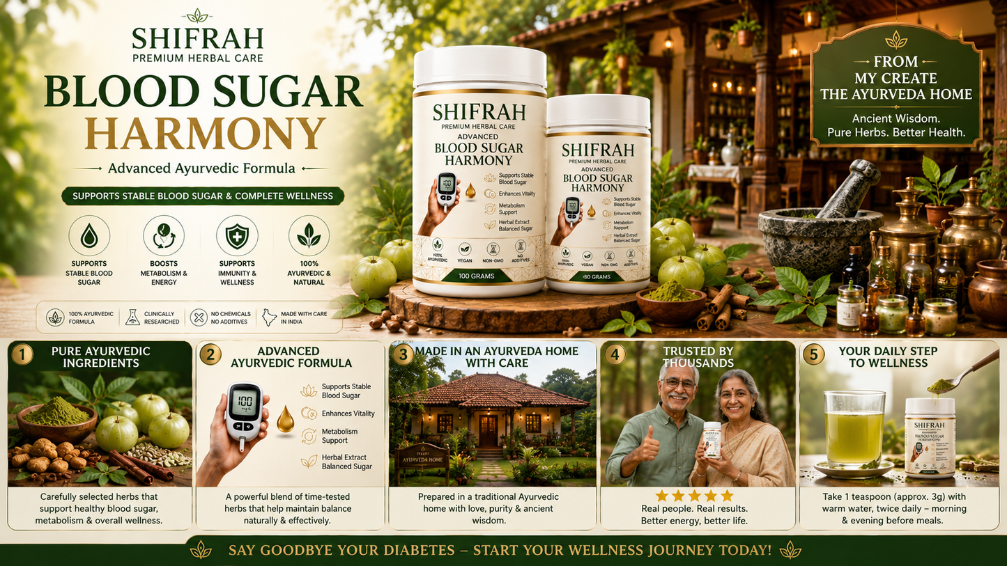 SHIFRAH DIABETES BLOOD SUGAR POWDER 60DAYS CHALLENGE