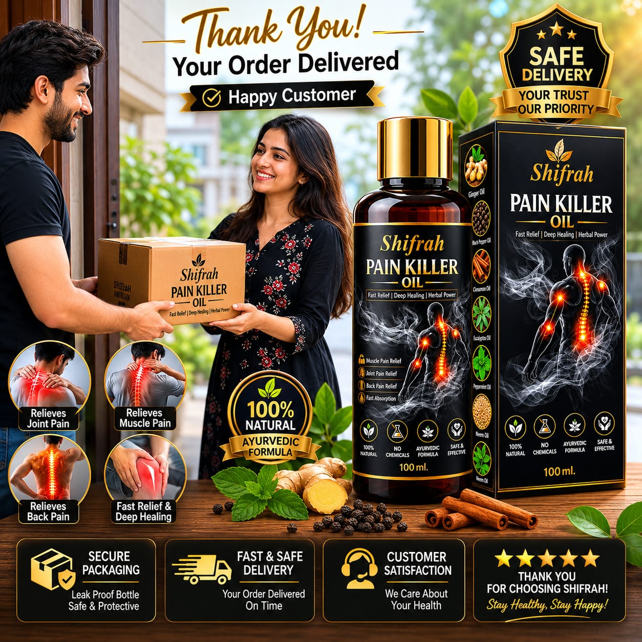 Shifrah Herbal Pain Killer Oil